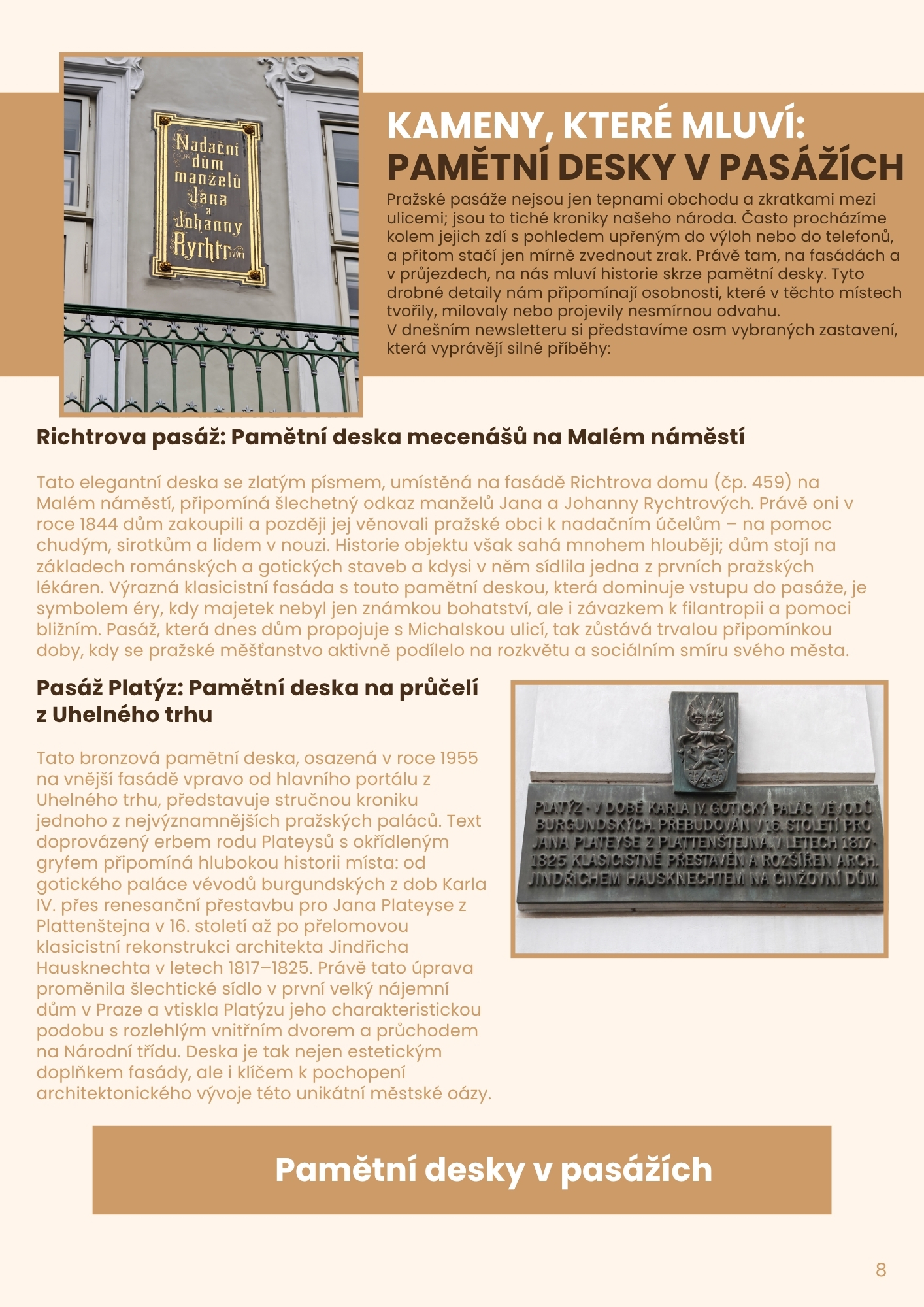 Newsletter - duben str8